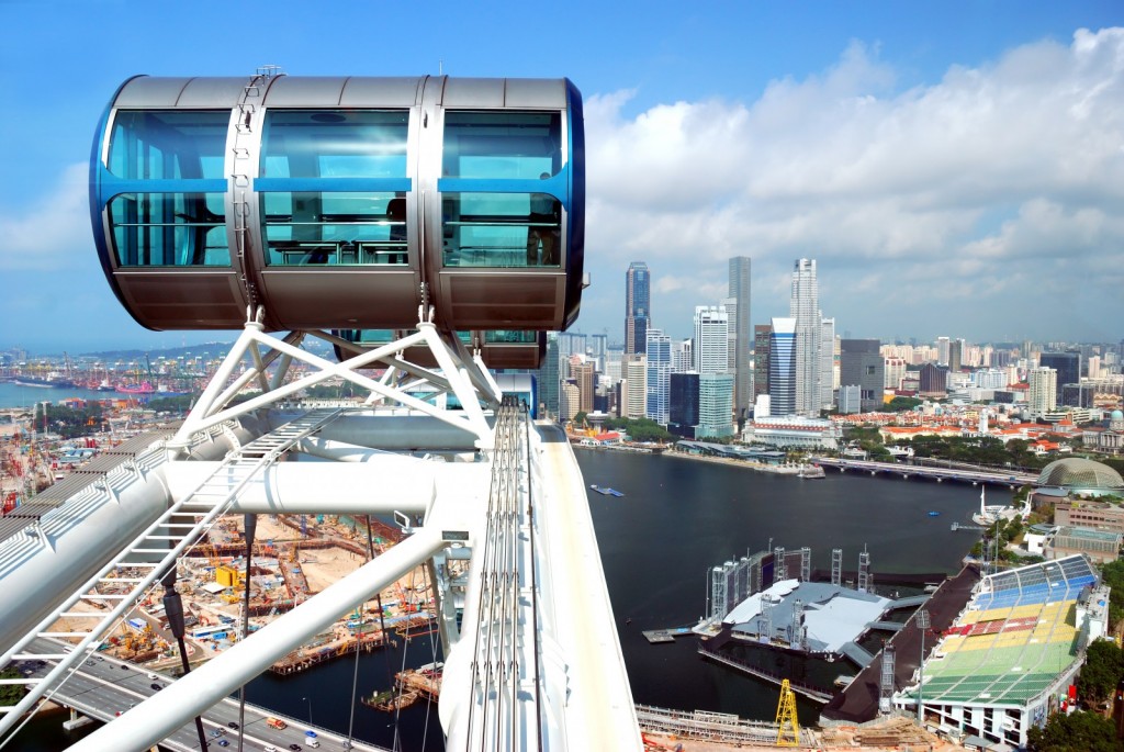 Singapore Flyer, Asia´s biggest ferris wheel.