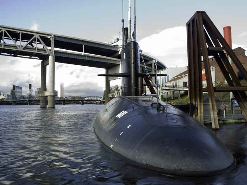 Submarine USS Blueback at Portland OMSI.