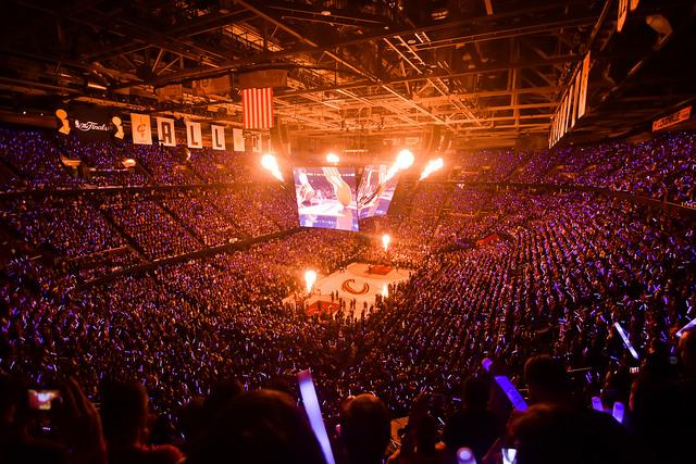 The fiery atmosphere of an NBA match can really get the adrenaline pumping