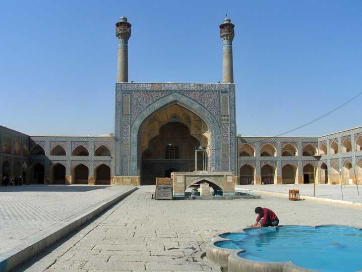 Jamé Mosque in Isfahan, Iran.