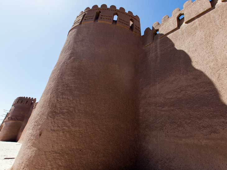 Rayen Citadel in Iran.