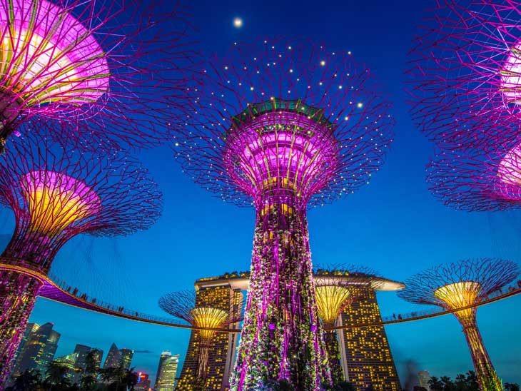 Gardens by the Bay in Singapore.