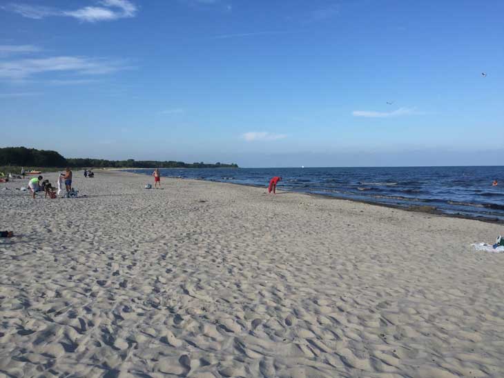 Borrby Strand in southern-most Sweden.
