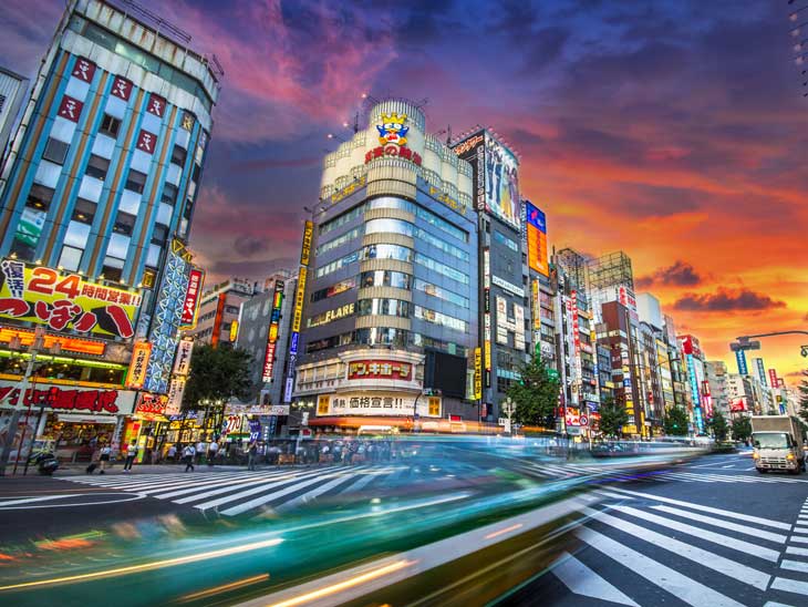 Street in Tokyo.