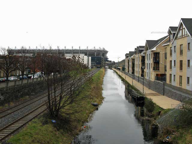 Royal Canal in Dublin.