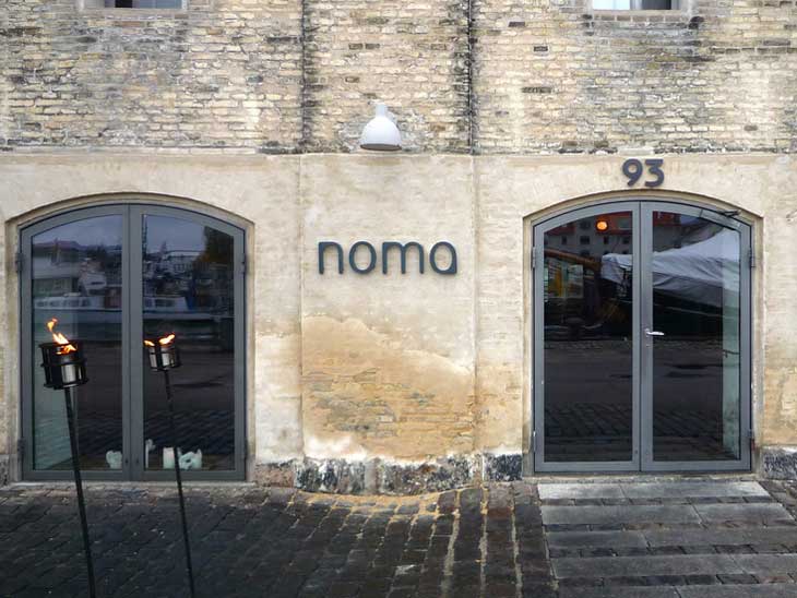 Noma Copenhagen entrance.