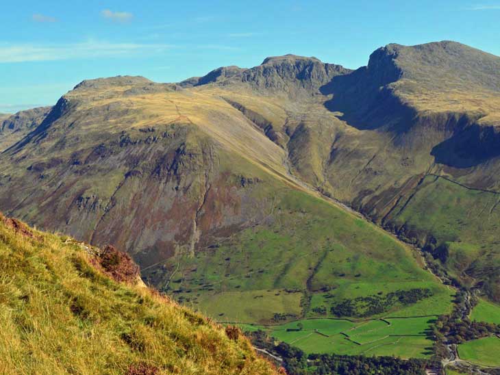 Scafell Massif in Lake District. Image courtesy of Wikipedia.