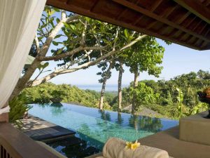 Pool Villa at The Damai in Bali, Indonesia.