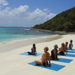 yoga on the beach