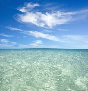 Crystal clear waters surrounds Perhentian Islands , Malaysia