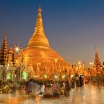 Schwedagon Pagoda in Yangon, Myanmar are one of the destinations on this trip.