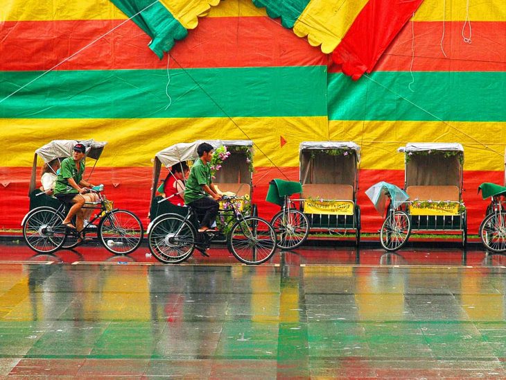 singapore rikshaw drivers