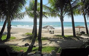 View from the beach villa at Sandoway Resort, Ngapali, Myanmar