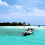 One of the many smaill islands around Kura Kura Resort, Indonesia