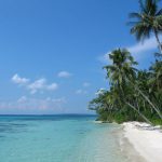 Beach at Kura Kura Resort in Karimunjawa, Indonesial