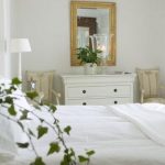 One of the guest rooms at Townhouse Marbella