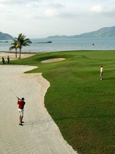 The famou Mission Hills golf course in Phuket, Thailand.