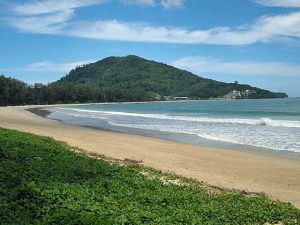 This is Nai Yang Beachon Phuket in July.