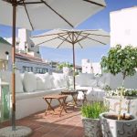 The terrace at Townhouse Marbella.