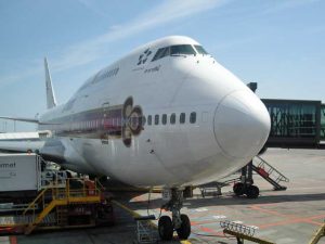 Boeing 747 from Thai Airways.