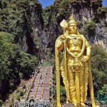 Batu Caves just north of Kuala Lumpur.