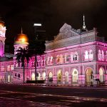 The railway station in Kuala Lumpur is very specacular and different.