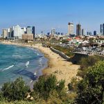 Tel Aviv coastline.