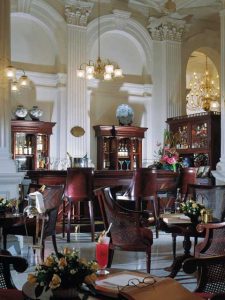 Writers Bar at Raffles Hotel in Singapore.