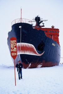Martin Enckell on the North Pole.