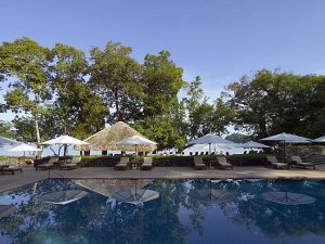 The beach pool at The Datai on Langkawi, Malaysia.