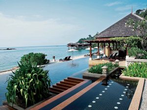 Lap pool at Spa Villag, Pangkor Laut Resort.