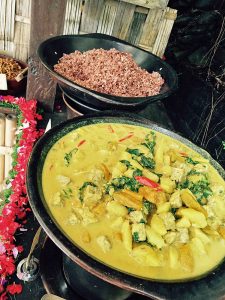 More vegetarian food from Ubud, Bali.