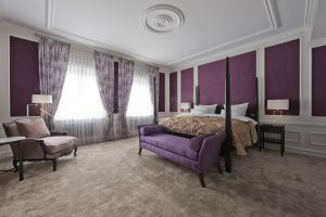 Sleeping quarters in Thorvaldsen suite at D´Angleterre Hotel in Copenhagen.