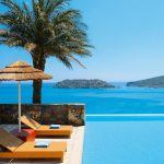 This is the pool of a Deluxe Suite. at Blue Palace, Crete