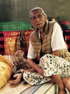 Tjokorda Gde Rai is a healer in Ubud, Bali.