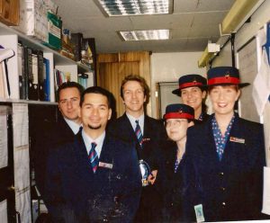 British Midland, BMI, staff end of 1990´s.