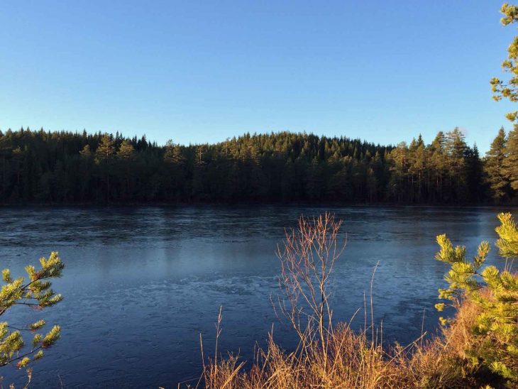 Lake at Camp Sävenfors in Sweden.