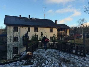 Main building at Camp Sävenfors in Sweden.