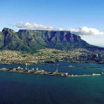 The majestic Table Mountain in Cape Town.