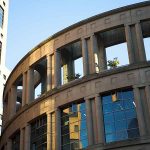 Vanvoucer Public Library is built like a Roman Amphitheatre.