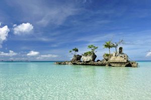 Boracay is famous for its crystal clear water and pristine beaches.