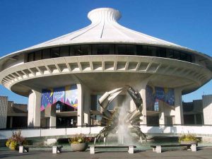 Exterior of Macmillan Space Centre in Vancouver.