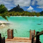 Lagoon in Moorea.