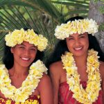 You can expect smiling people in French Polynesia.