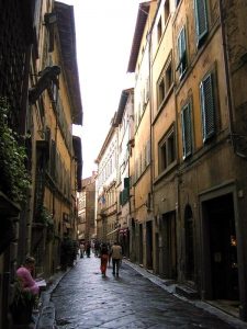 The streets of Cortona.