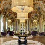 The grand salon at Villa Cora, Florence.