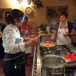 Cooking class with Silivia Barrachi at Il Falconiere.
