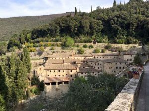 Le Celle Monastery is not far from Cortona.