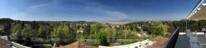 Panorama from Villa Cora roof top terrace.