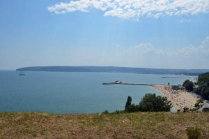 View from Alley of Sporting Glory in Sea Garden, Varna.